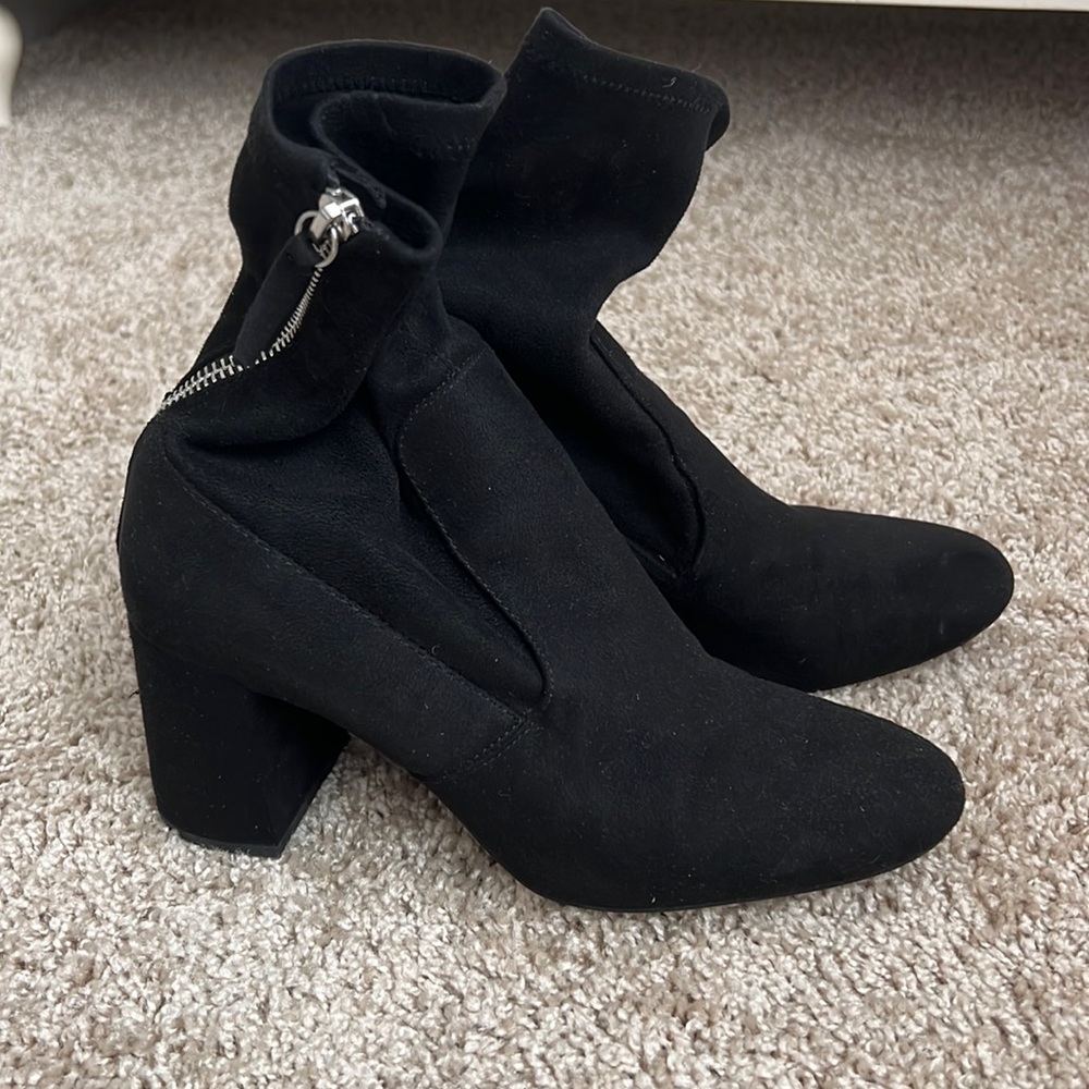Zara black booties
